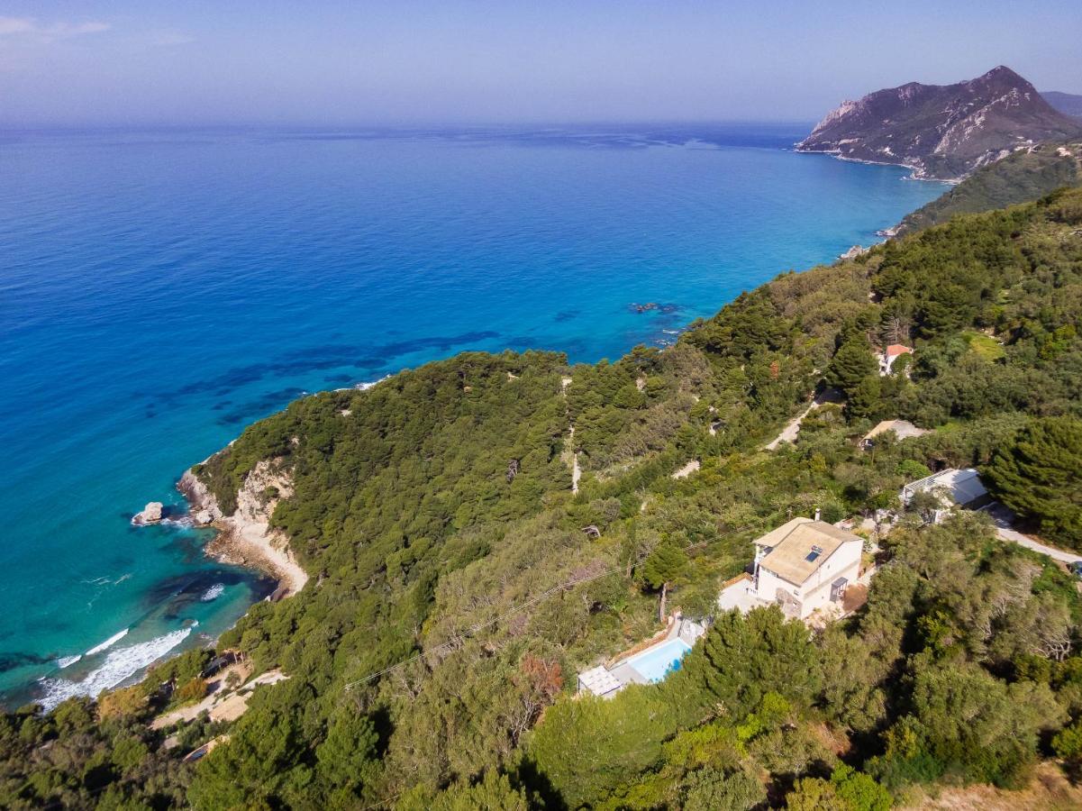 Ocean View - Luxury Villa Nefeli Kontogialos Bagian luar foto