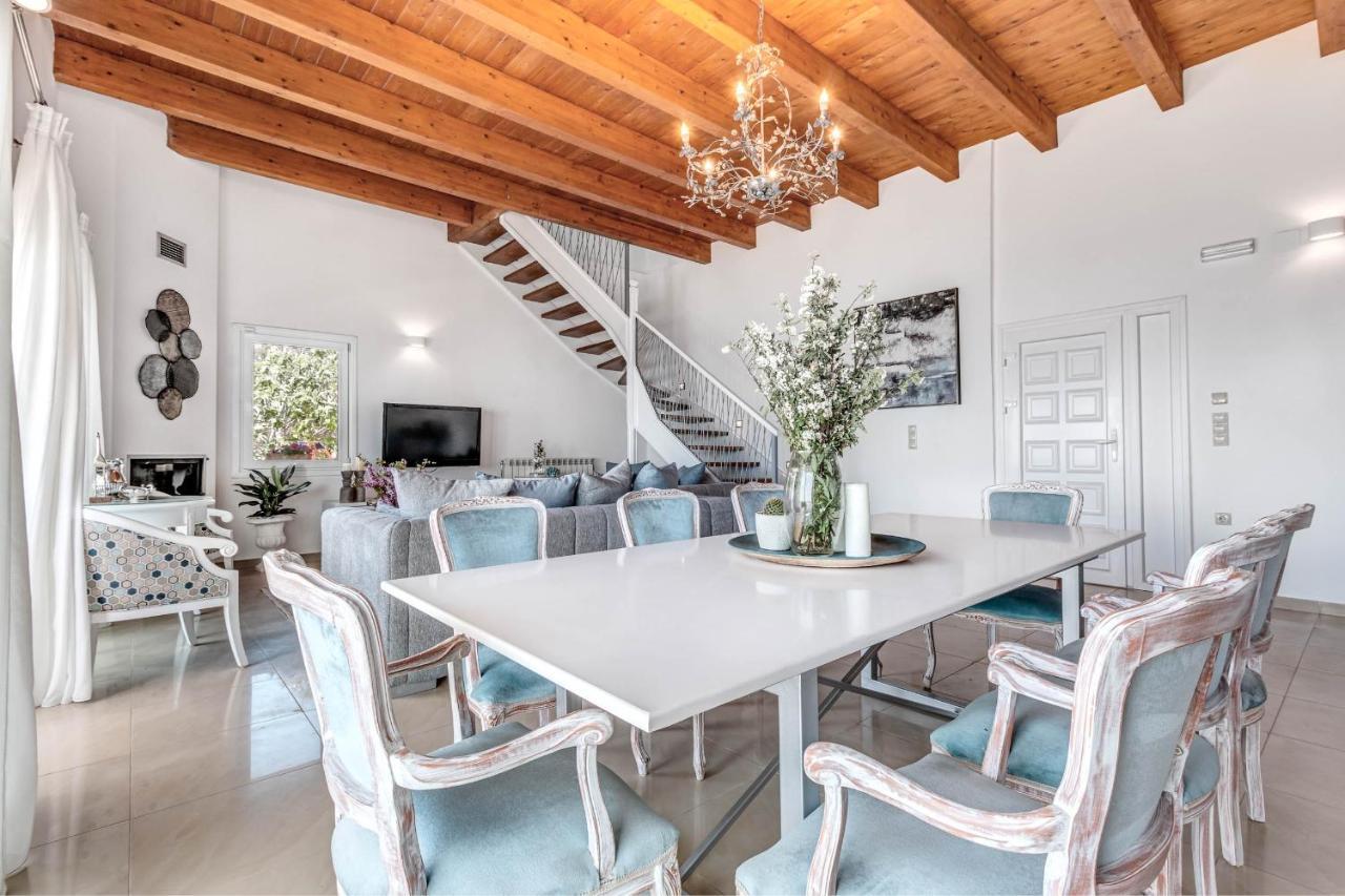 Ocean View - Luxury Villa Nefeli Kontogialos Bagian luar foto