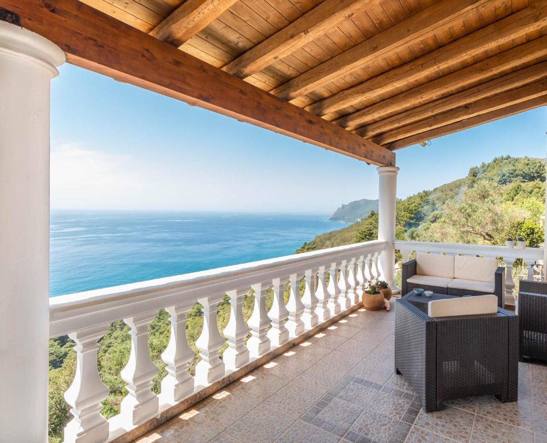 Ocean View - Luxury Villa Nefeli Kontogialos Bagian luar foto