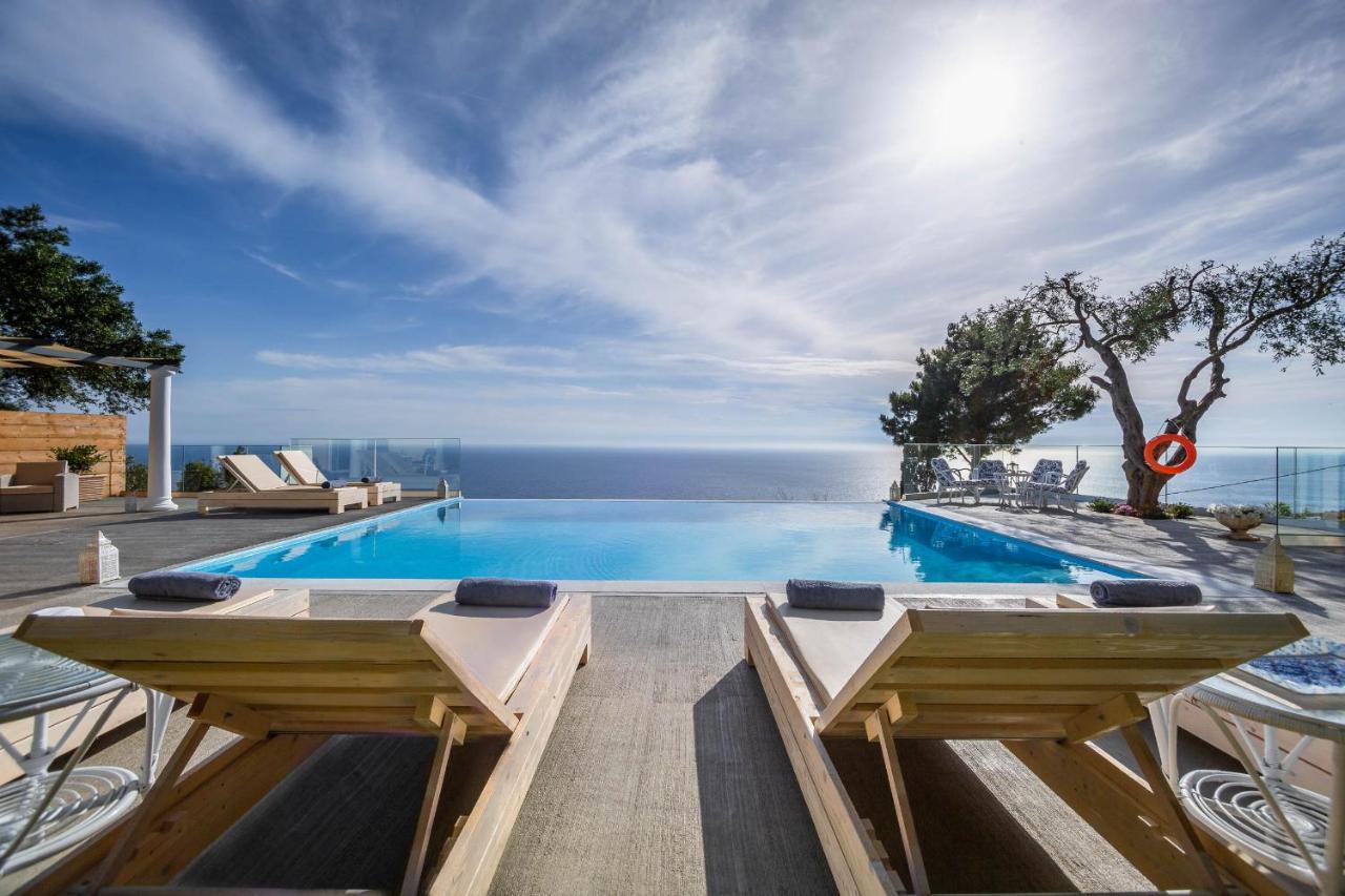 Ocean View - Luxury Villa Nefeli Kontogialos Bagian luar foto