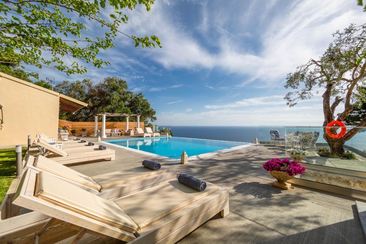 Ocean View - Luxury Villa Nefeli Kontogialos Bagian luar foto